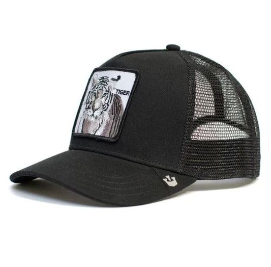 Tiger Trucker Cap - Black